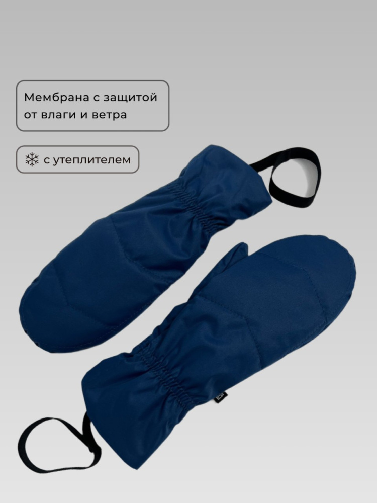 Варежки оттенок Черника